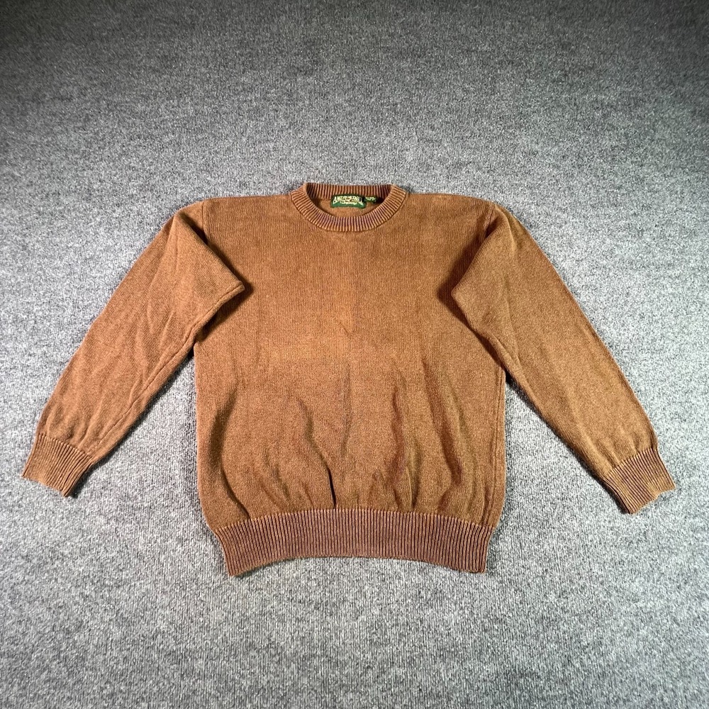 Vintage American Eagle Outfitters Sweater Mens Large Brown Knit Gorpcore Minimal